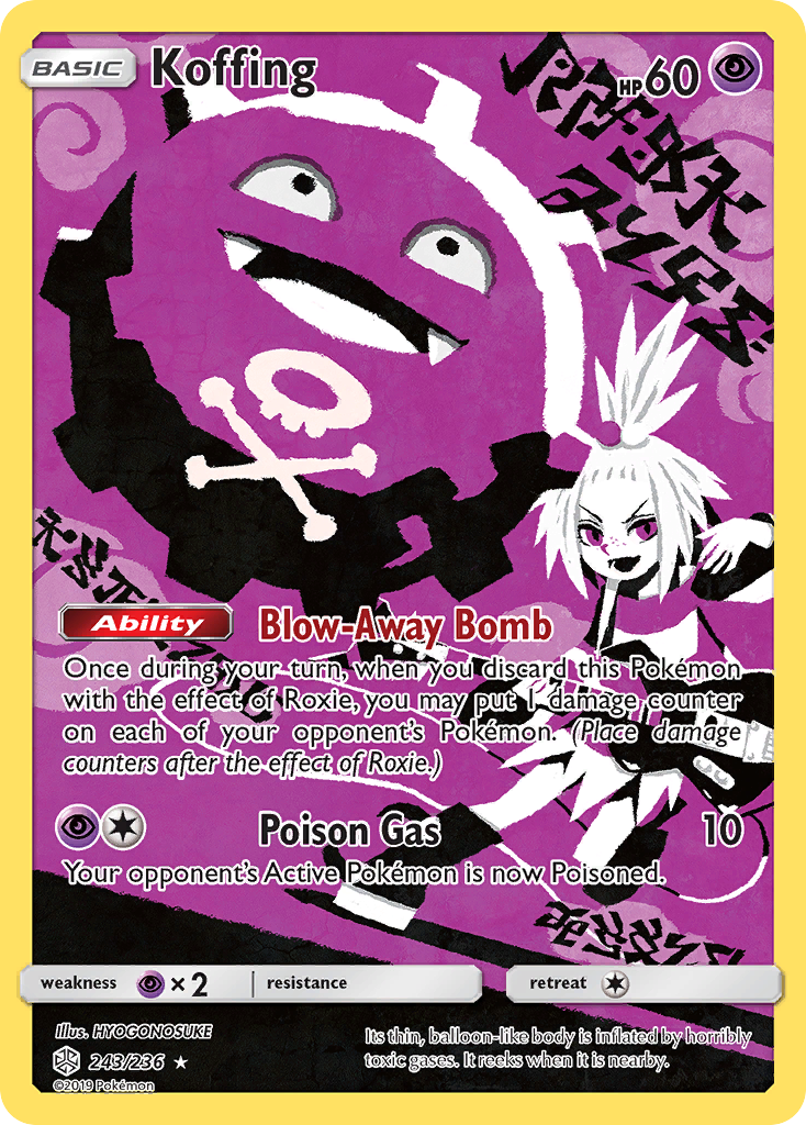 Koffing (243/236) [Sun & Moon: Cosmic Eclipse] | Rock City Comics