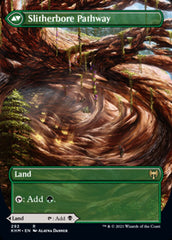 Darkbore Pathway // Slitherbore Pathway (Borderless Alternate Art) [Kaldheim] | Rock City Comics