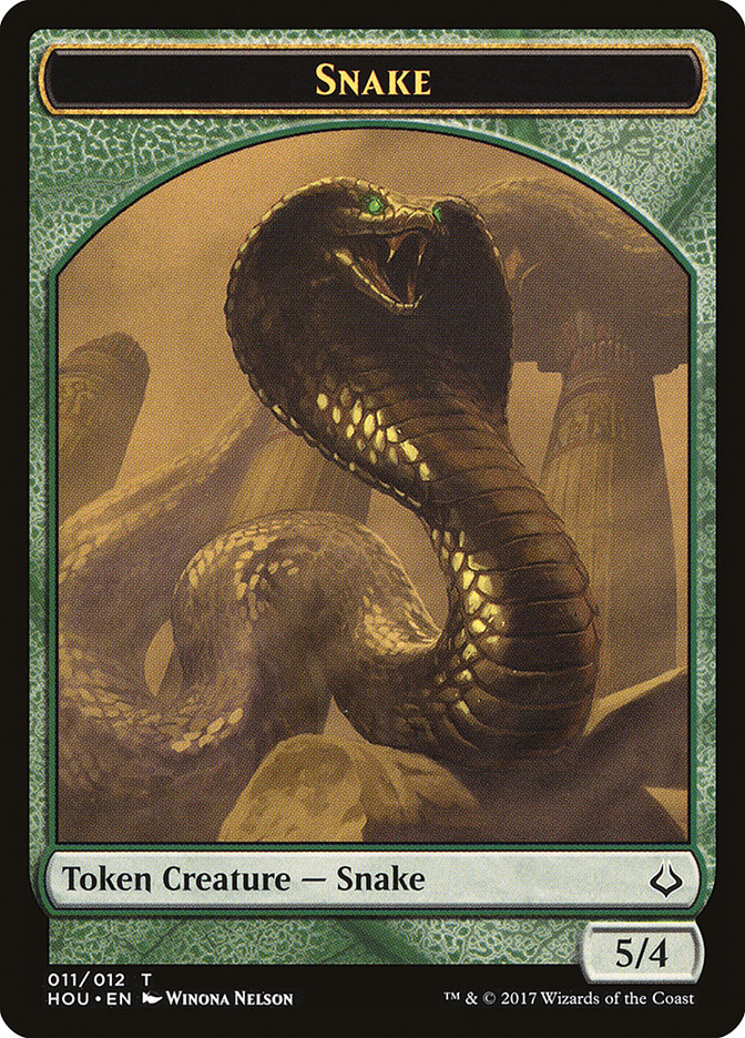 Snake [Hour of Devastation Tokens] | Rock City Comics