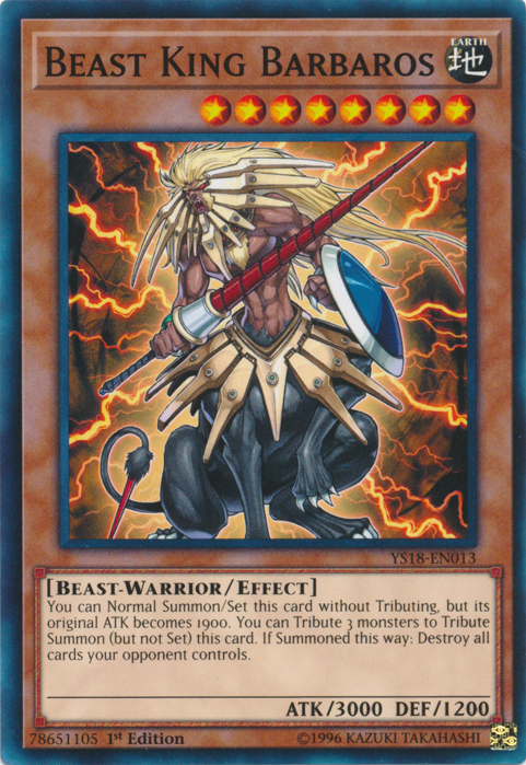 Beast King Barbaros [YS18-EN013] Common | Rock City Comics