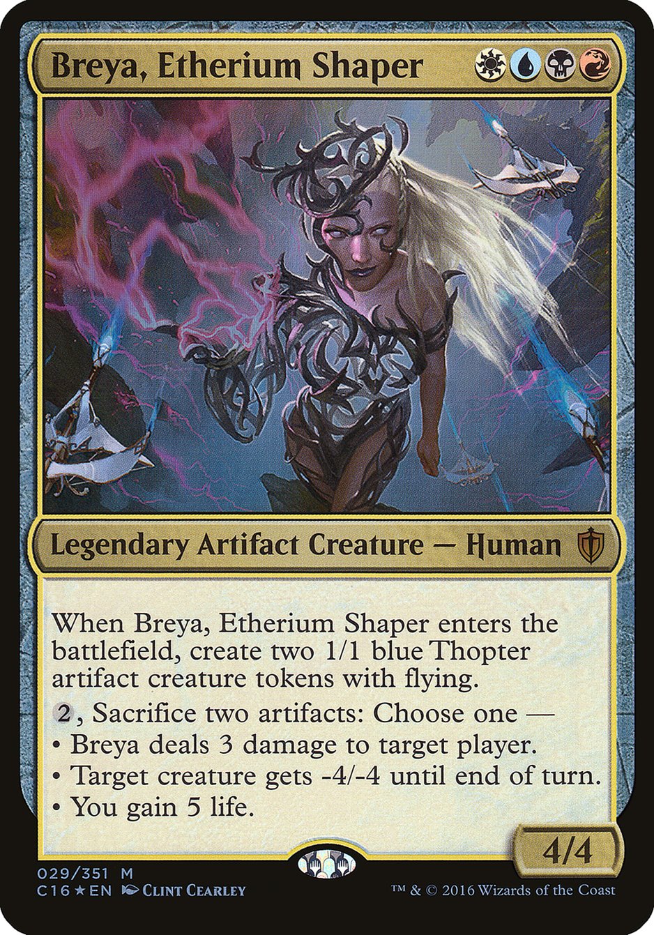 Breya, Etherium Shaper (Oversized) [Commander 2016 Oversized] | Rock City Comics