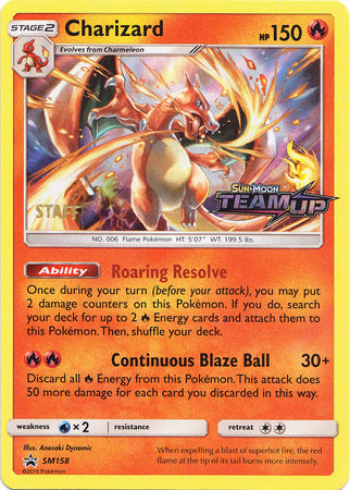 Charizard (SM158) (Staff) [Sun & Moon: Black Star Promos] | Rock City Comics