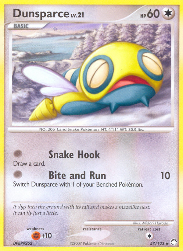 Dunsparce (47/123) [Diamond & Pearl: Mysterious Treasures] | Rock City Comics