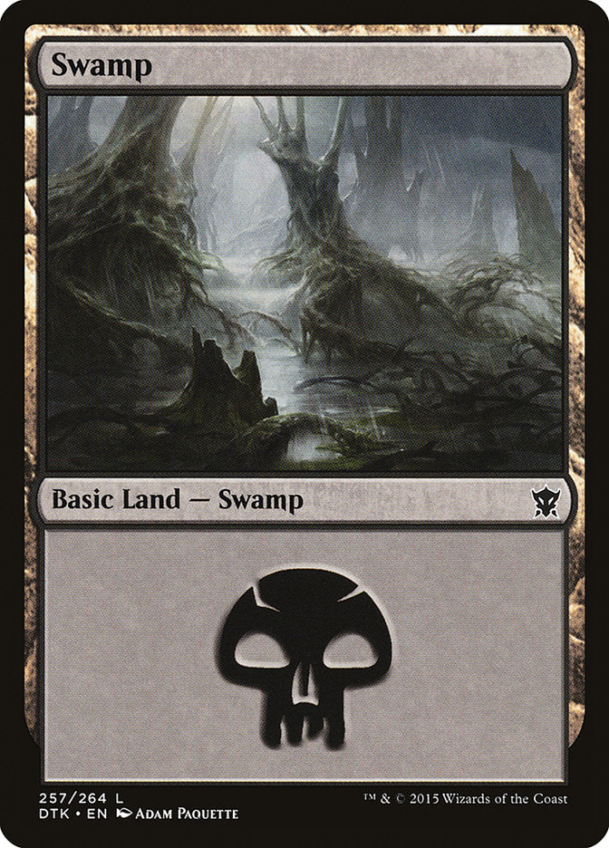 Swamp (257) [Dragons of Tarkir] | Rock City Comics