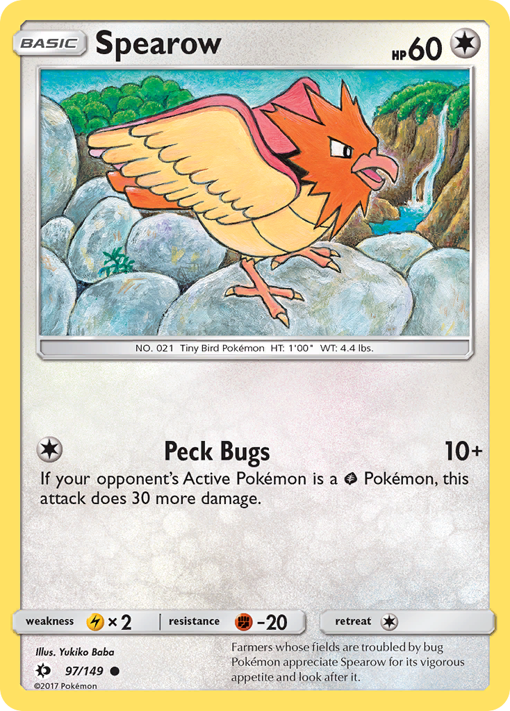 Spearow (97/149) [Sun & Moon: Base Set] | Rock City Comics