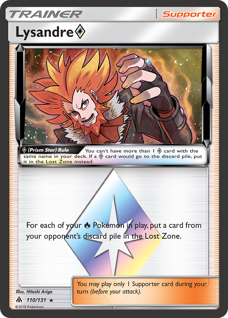 Lysandre (110/131) (Prism Star) [Sun & Moon: Forbidden Light] | Rock City Comics