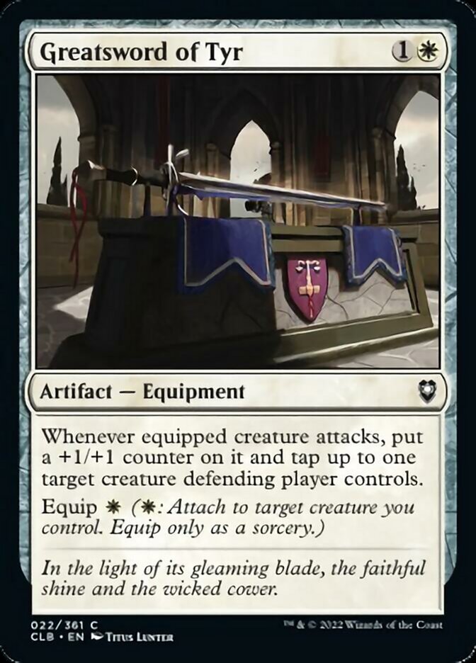 Greatsword of Tyr [Commander Legends: Battle for Baldur's Gate] | Rock City Comics