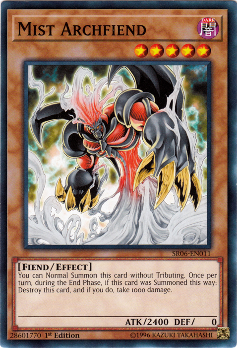 Mist Archfiend [SR06-EN011] Common | Rock City Comics