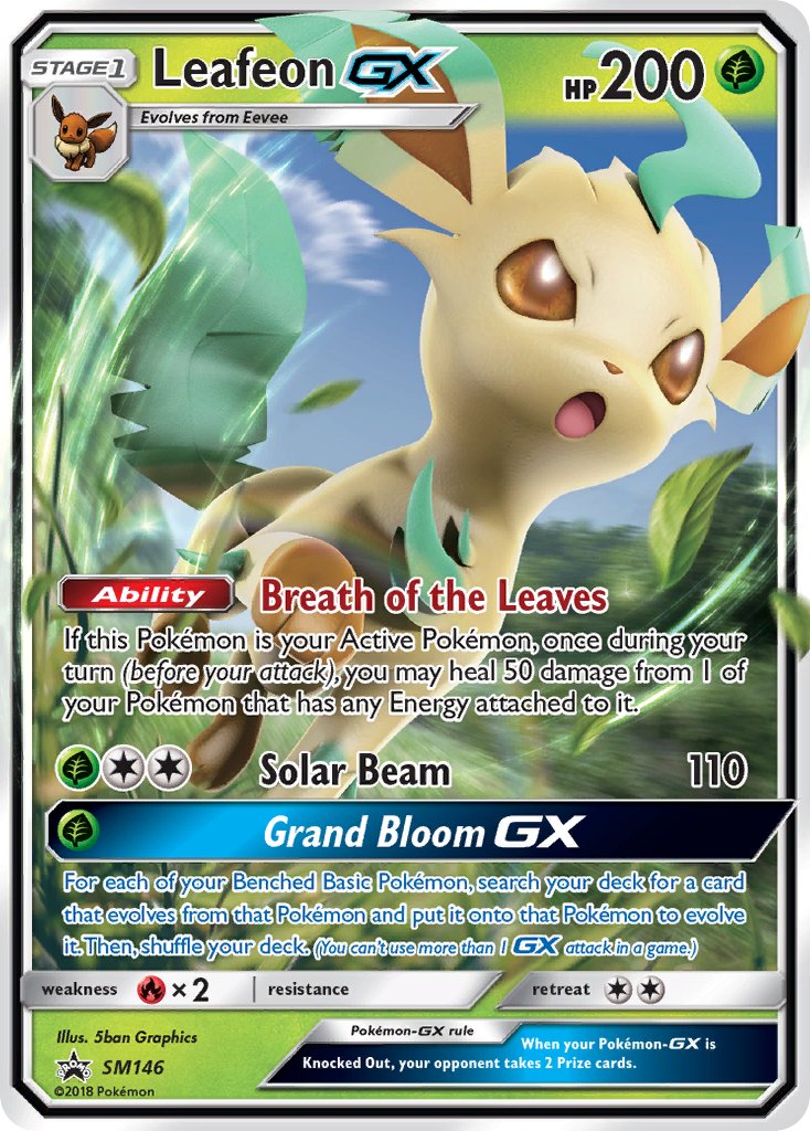 Leafeon GX (SM146) [Sun & Moon: Black Star Promos] | Rock City Comics