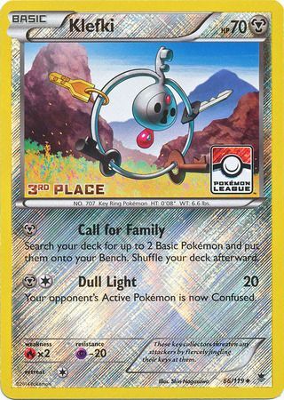 Klefki (66/119) (League Promo 3rd Place) [XY: Phantom Forces] | Rock City Comics