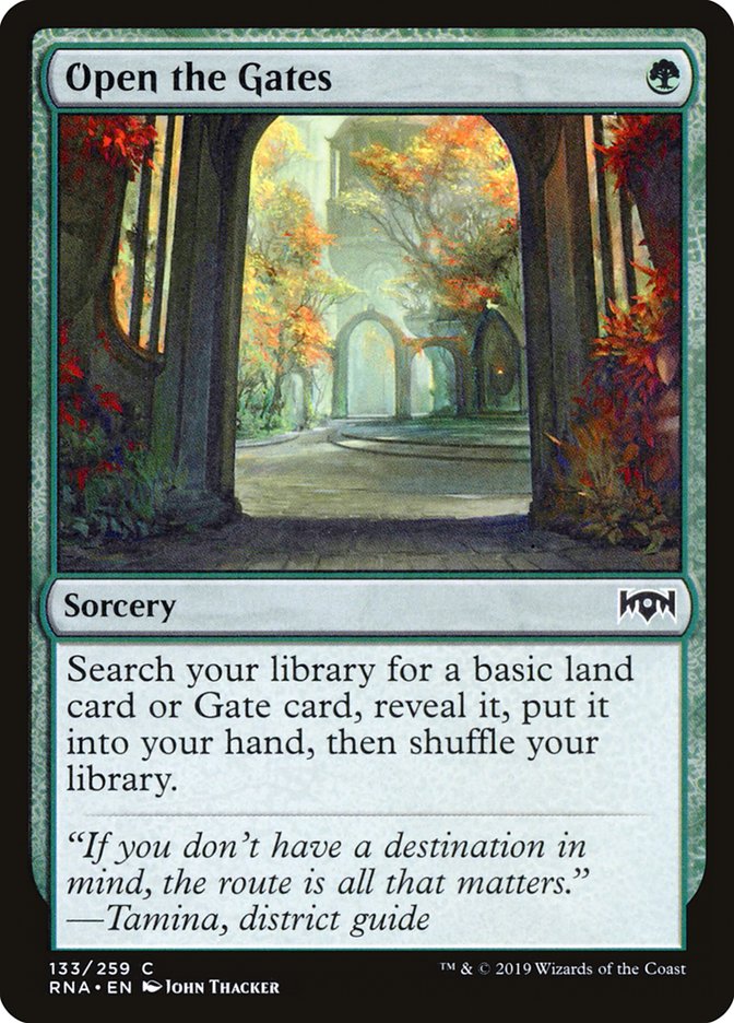 Open the Gates [Ravnica Allegiance] | Rock City Comics