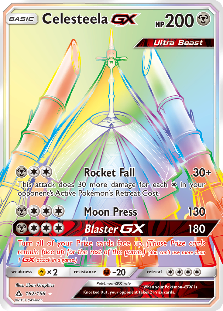 Celesteela GX (162/156) [Sun & Moon: Ultra Prism] | Rock City Comics