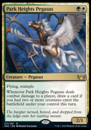 Park Heights Pegasus (Promo Pack) [Streets of New Capenna Promos] | Rock City Comics