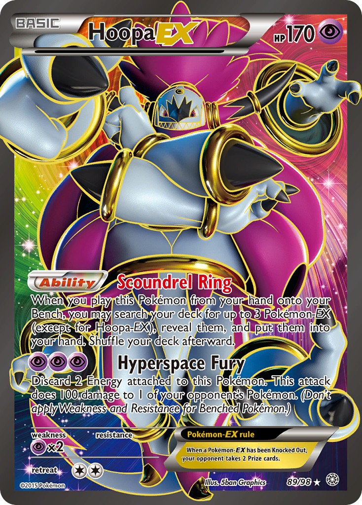 Hoopa EX (89/98) [XY: Ancient Origins] | Rock City Comics