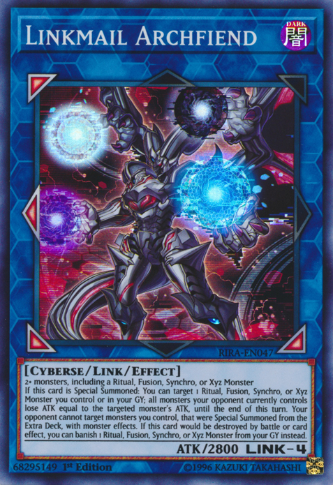 Linkmail Archfiend [RIRA-EN047] Super Rare | Rock City Comics