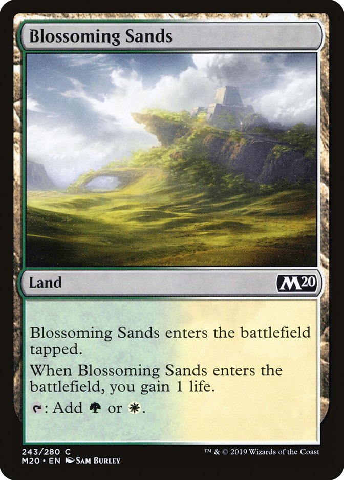 Blossoming Sands [Core Set 2020] | Rock City Comics