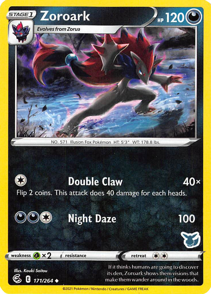 Zoroark (171/264) (Eevee Deck) [Battle Academy 2022] | Rock City Comics