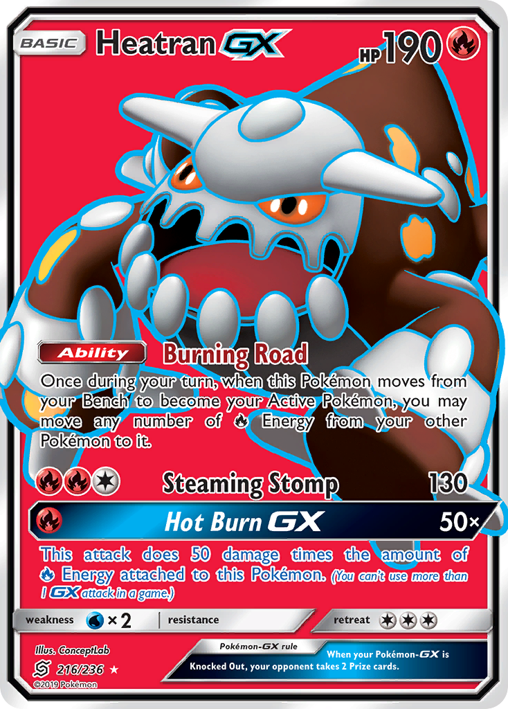 Heatran GX (216/236) [Sun & Moon: Unified Minds] | Rock City Comics