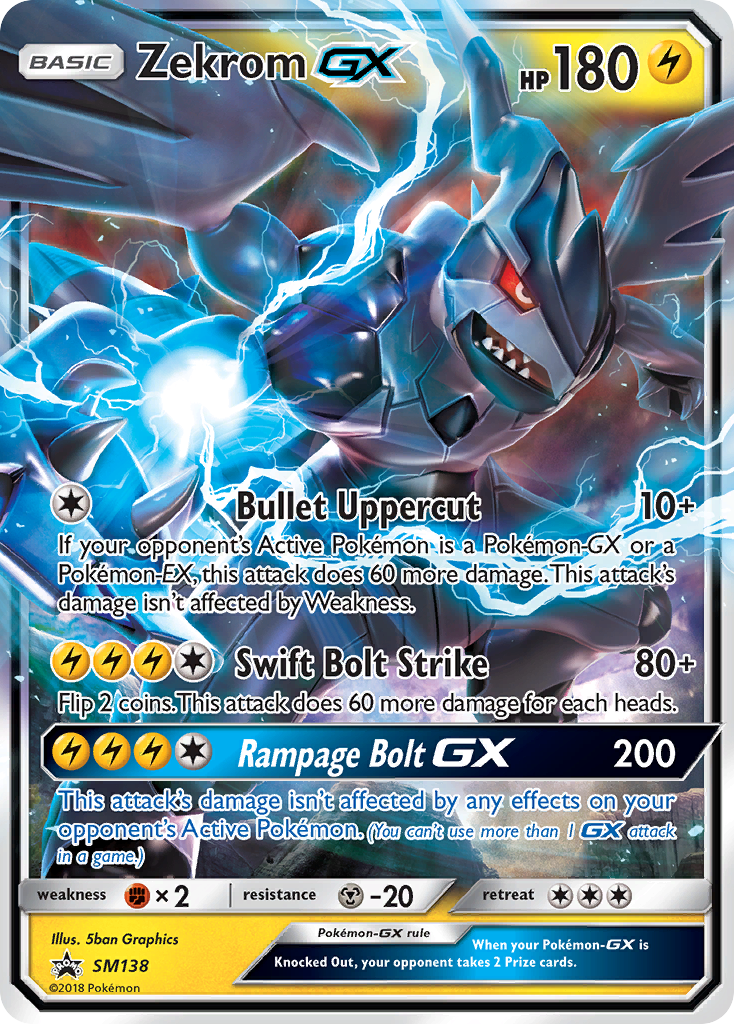 Zekrom GX (SM138) [Sun & Moon: Black Star Promos] | Rock City Comics