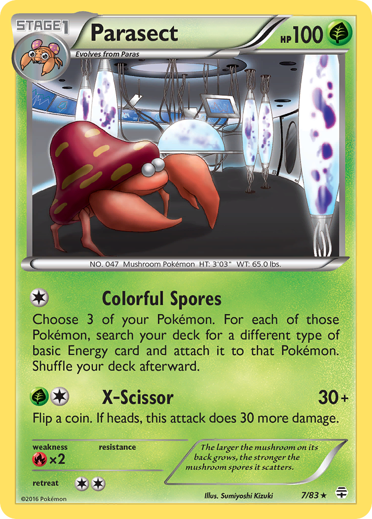 Parasect (7/83) [XY: Generations] | Rock City Comics