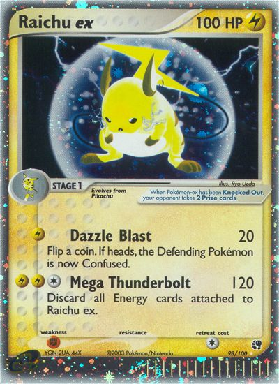 Raichu ex (98/100) [EX: Sandstorm] | Rock City Comics