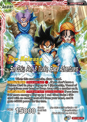 Son Goku // Son Goku, Pan, and Trunks, Space Adventurers (BT17-001) [Ultimate Squad Prerelease Promos] | Rock City Comics