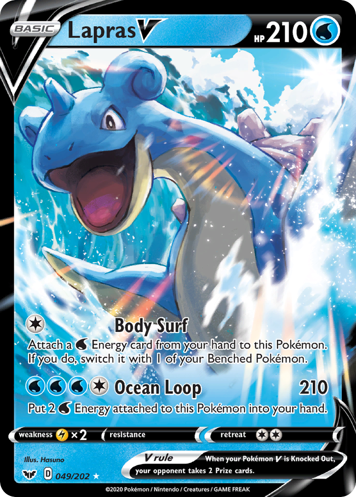 Lapras V (049/202) [Sword & Shield: Base Set] | Rock City Comics