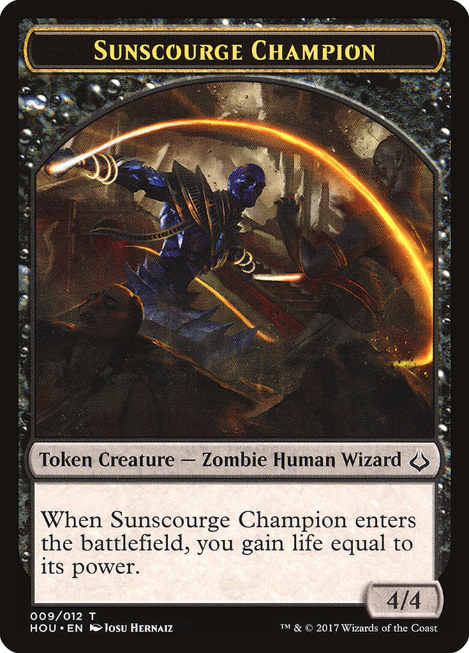 Sunscourge Champion [Hour of Devastation Tokens] | Rock City Comics