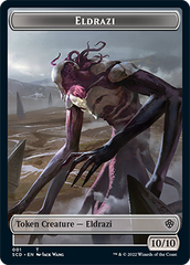 Eldrazi // Soldier Double-Sided Token [Starter Commander Decks] | Rock City Comics