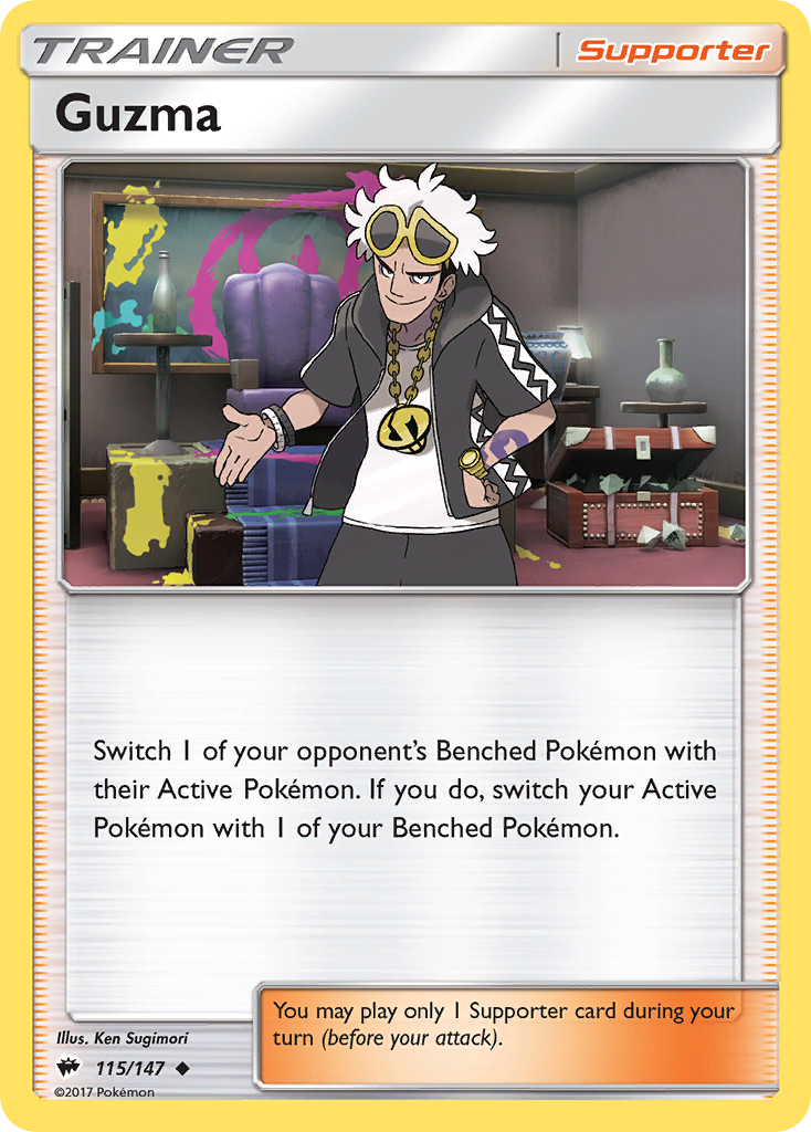 Guzma (115/147) [Sun & Moon: Burning Shadows] | Rock City Comics