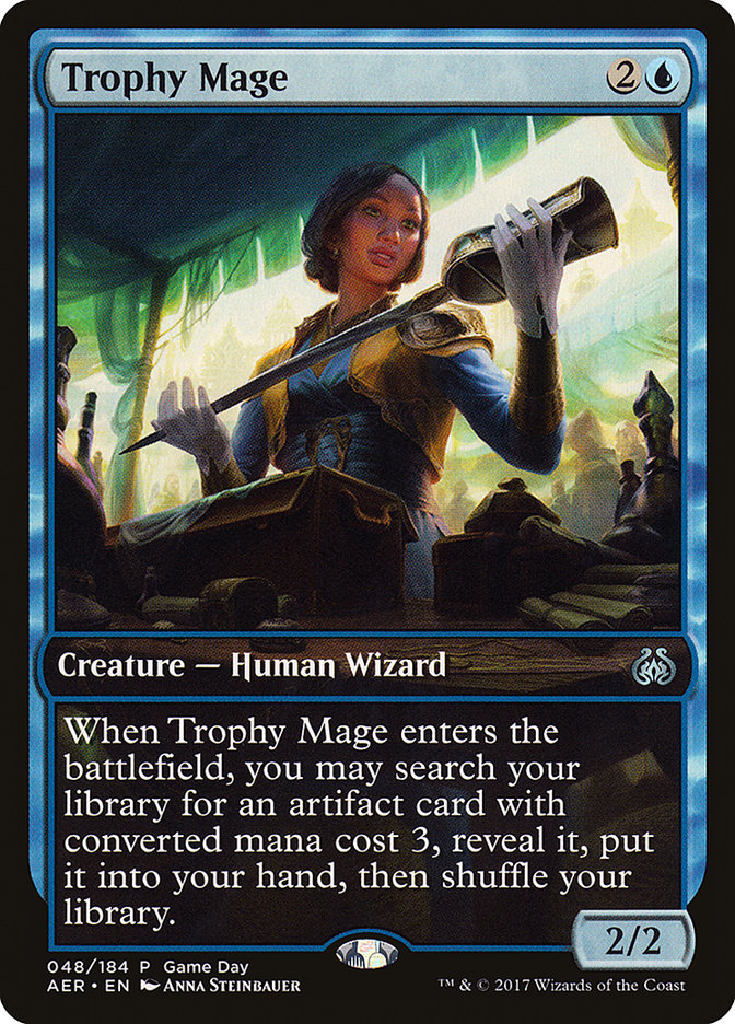 Trophy Mage (Game Day) [Aether Revolt Promos] | Rock City Comics