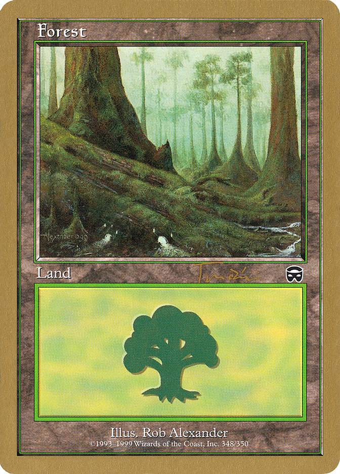 Forest (jt348) (Jan Tomcani) [World Championship Decks 2001] | Rock City Comics