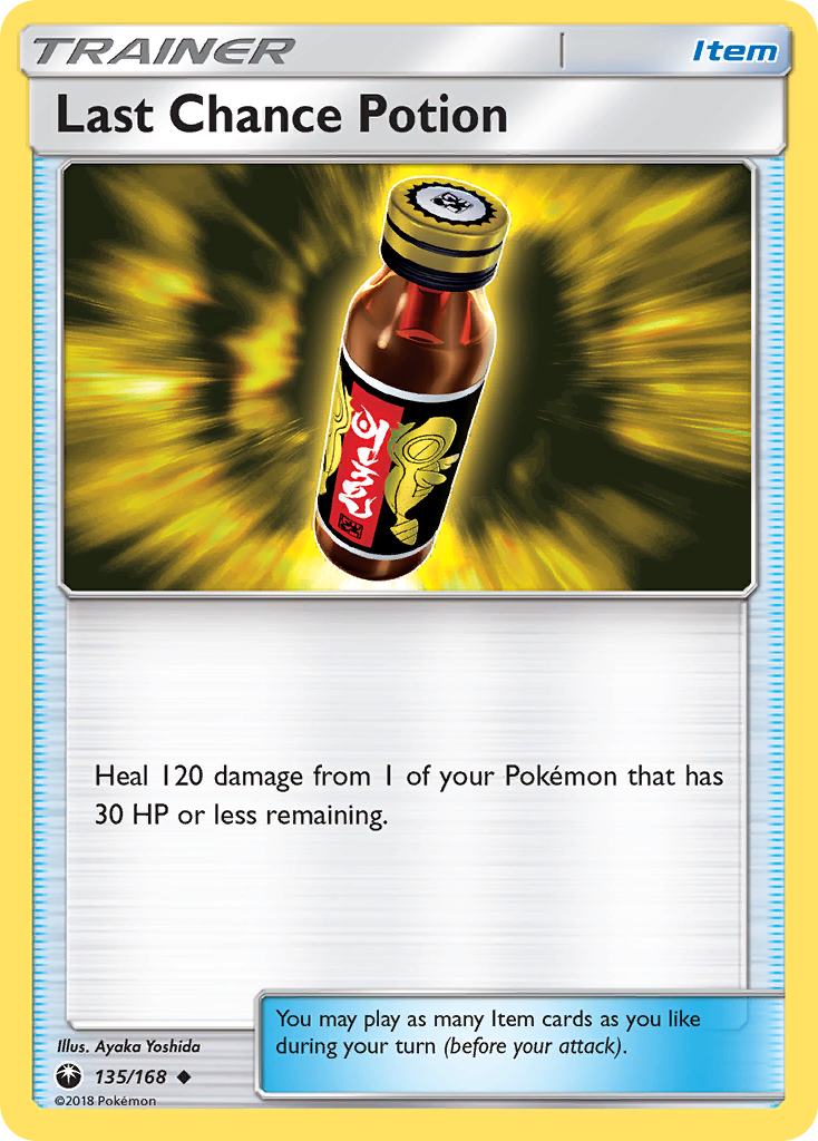 Last Chance Potion (135/168) [Sun & Moon: Celestial Storm] | Rock City Comics