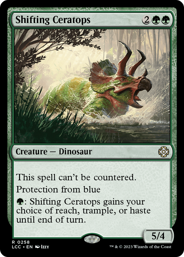 Shifting Ceratops [The Lost Caverns of Ixalan Commander] | Rock City Comics