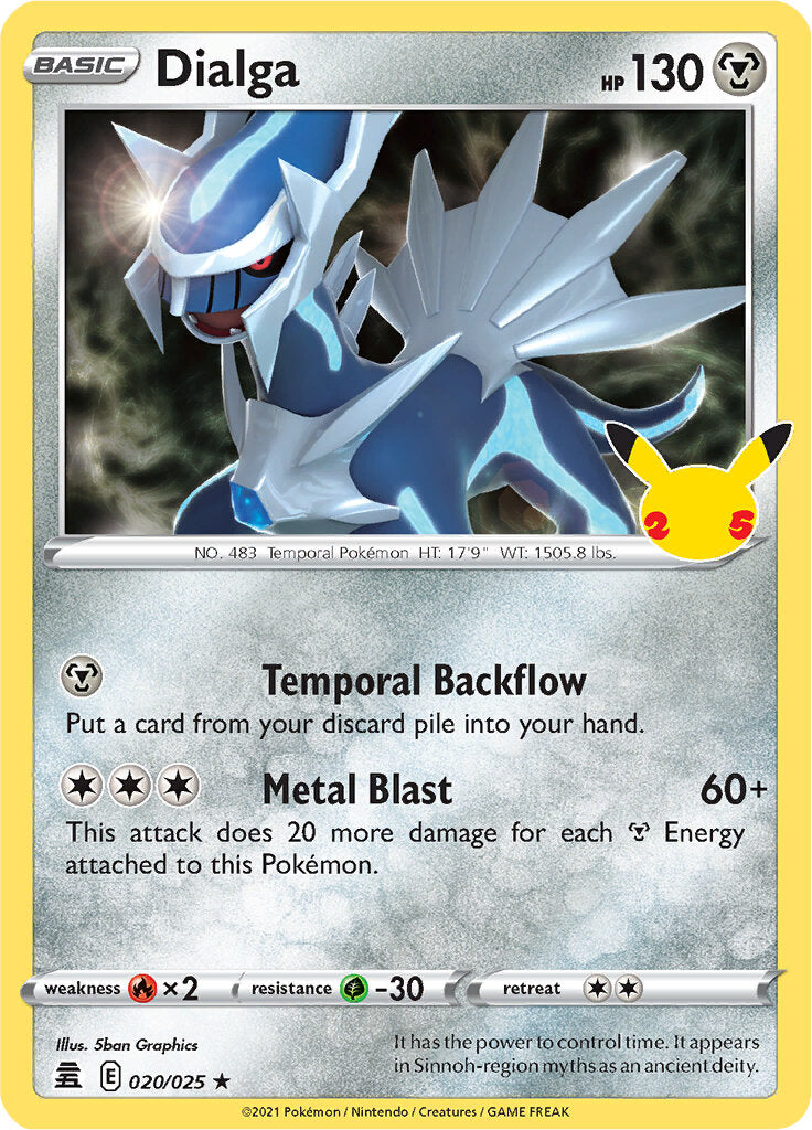 Dialga (020/025) [Celebrations: 25th Anniversary] | Rock City Comics