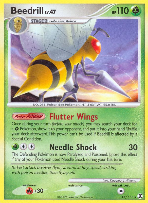 Beedrill (15/111) [Platinum: Rising Rivals] | Rock City Comics