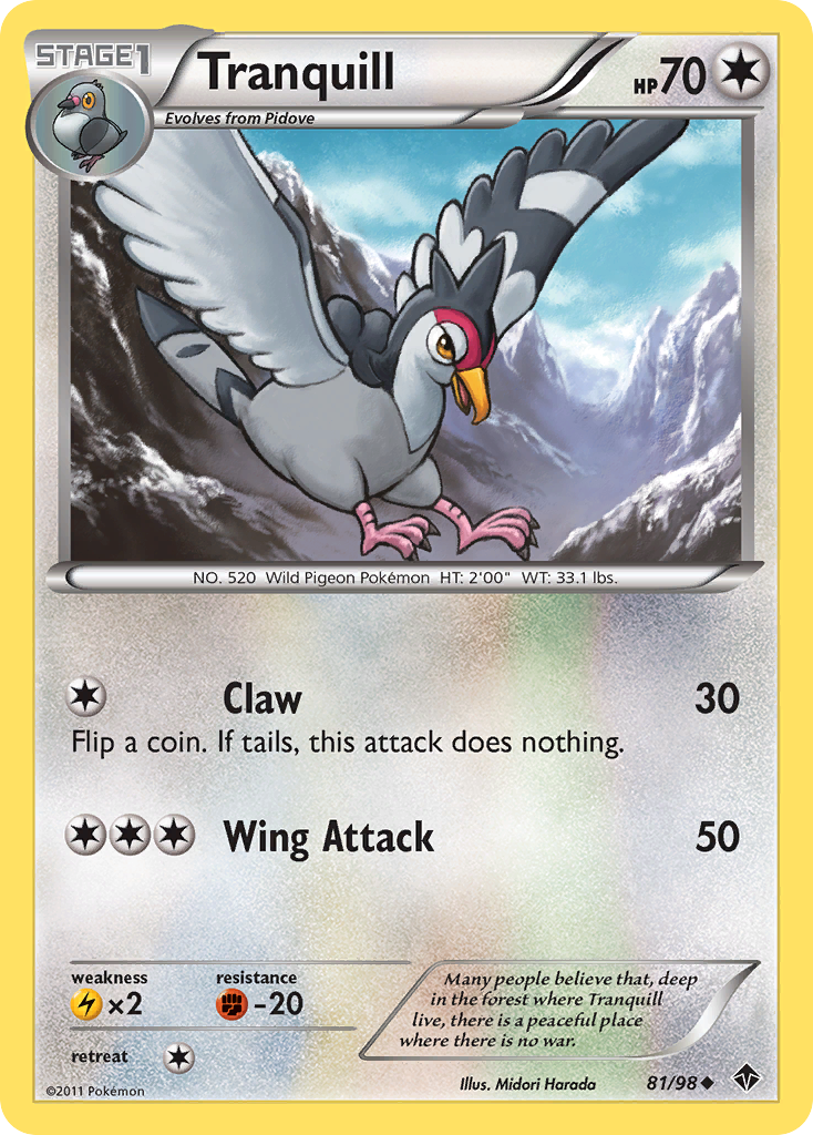 Tranquill (81/98) [Black & White: Emerging Powers] | Rock City Comics