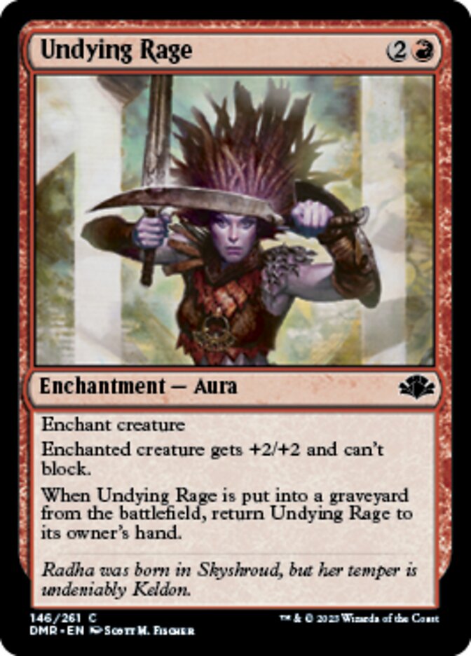 Undying Rage [Dominaria Remastered] | Rock City Comics