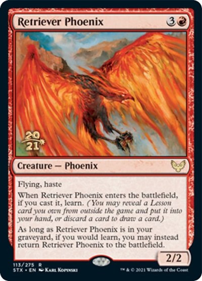 Retriever Phoenix [Strixhaven: School of Mages Prerelease Promos] | Rock City Comics