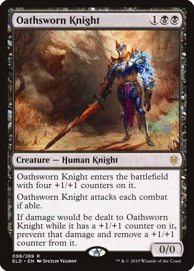 Oathsworn Knight (Promo Pack) [Throne of Eldraine Promos] | Rock City Comics