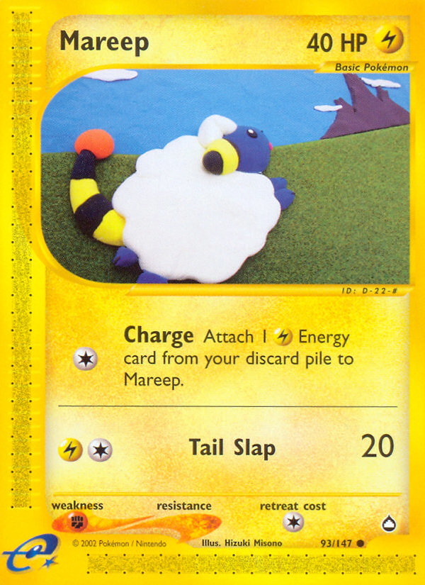 Mareep (93/147) [Aquapolis] | Rock City Comics