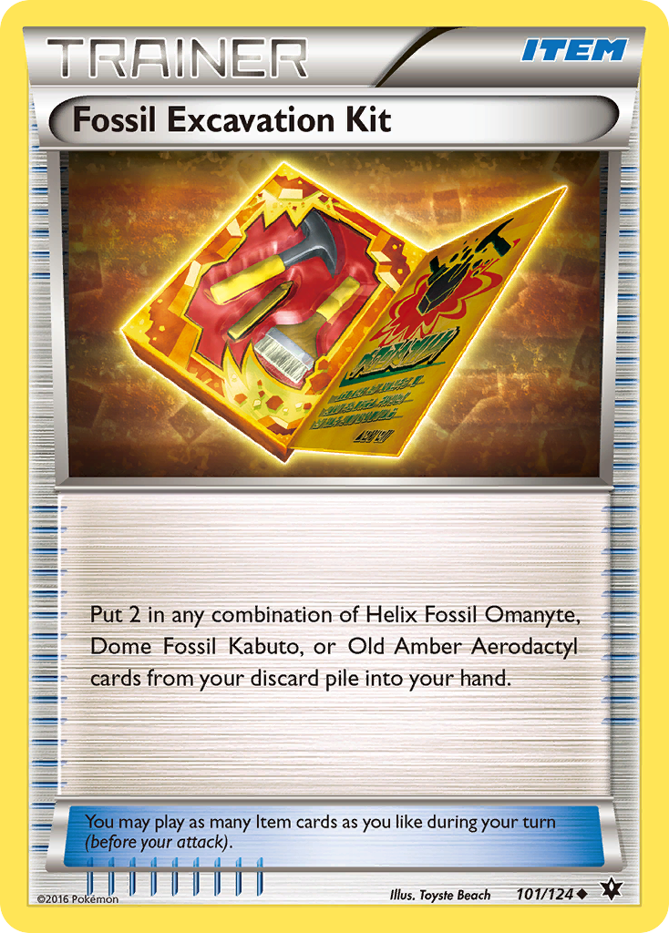 Fossil Excavation Kit (101/124) [XY: Fates Collide] | Rock City Comics