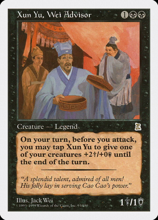 Xun Yu, Wei Advisor [Portal Three Kingdoms] | Rock City Comics