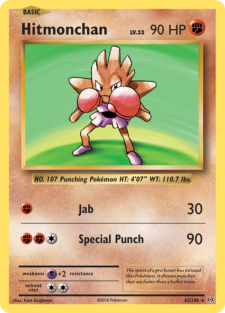 Hitmonchan (62/108) [XY: Evolutions] | Rock City Comics