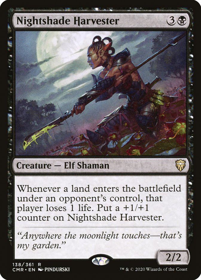 Nightshade Harvester [Commander Legends] | Rock City Comics