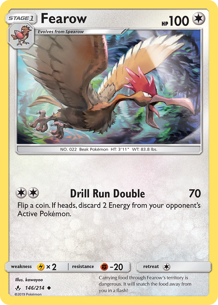 Fearow (146/214) [Sun & Moon: Unbroken Bonds] | Rock City Comics