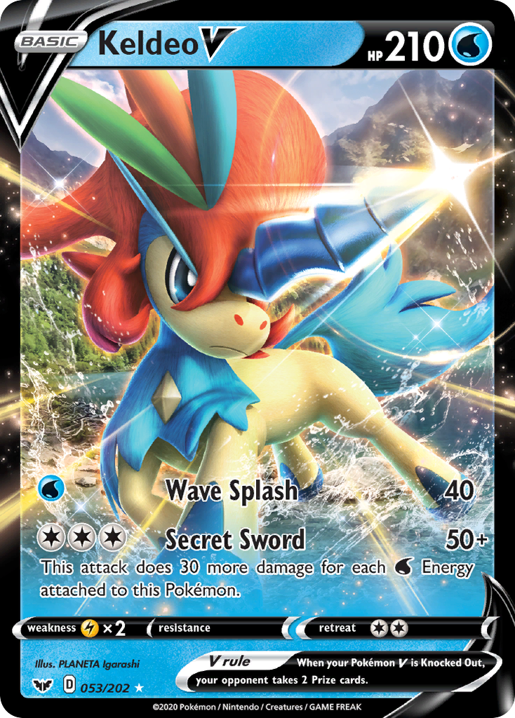 Keldeo V (053/202) [Sword & Shield: Base Set] | Rock City Comics