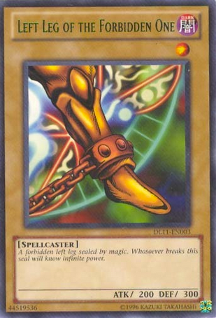 Left Leg of the Forbidden One (Green) [DL11-EN003] Rare | Rock City Comics