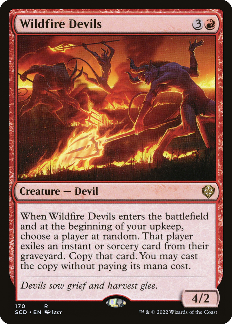 Wildfire Devils [Starter Commander Decks] | Rock City Comics