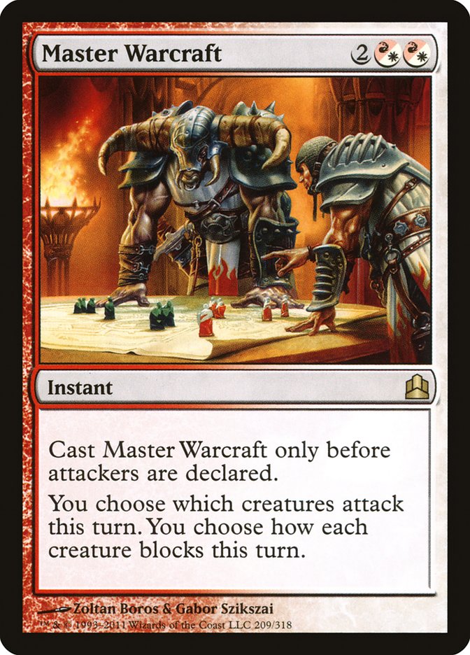 Master Warcraft [Commander 2011] | Rock City Comics